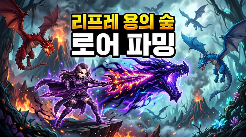 메이플랜드 80레벨 이상 종결 몬스터 도감 및 고레벨 드롭 족보